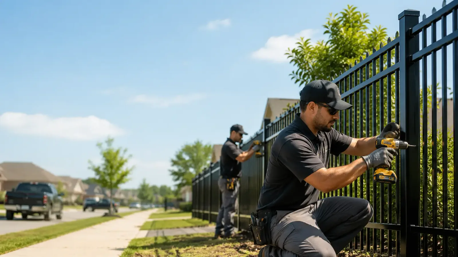 Metal Fence Installation in Germantown, KY